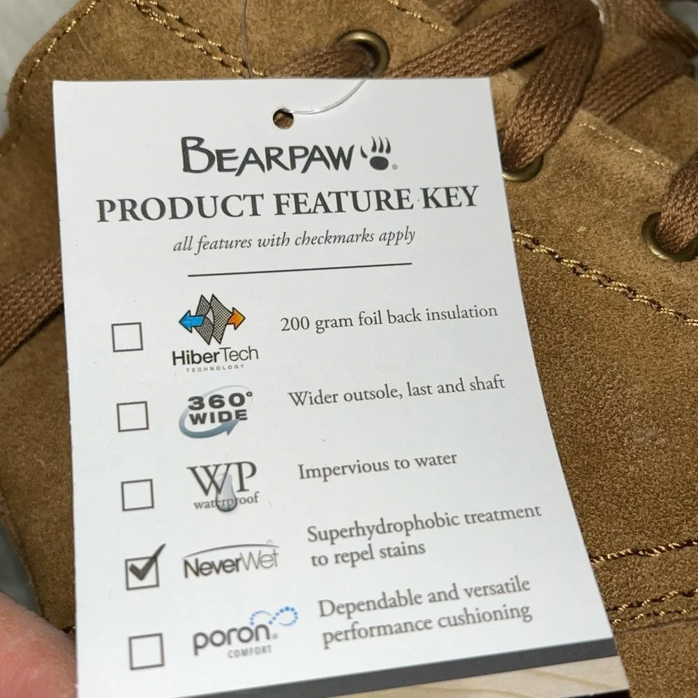 NEW Women’s Bearpaw Krista Boots • Size 9 • Hickory